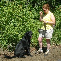 Betty with Cooper.