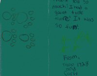 Thank you card