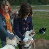 Okemo and Sobo meet scouts