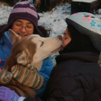 Sobo's famous siberian kisses